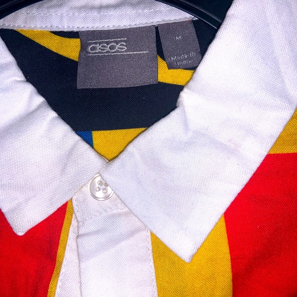 ASOS DESIGN Overhead Shirt w/ 90’s Style Print - M - Picture 6 of 8